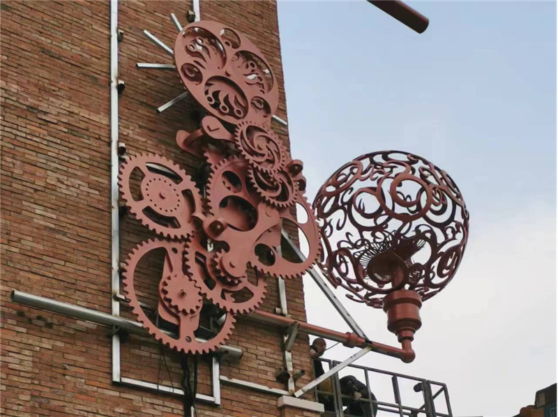 創(chuàng)意景觀(guān)小品，激活九江大中路商業(yè)街客流